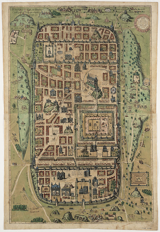 Christian_Kruik_van_Adrichem._Ierusalem,_et_suburbia_eius._1584